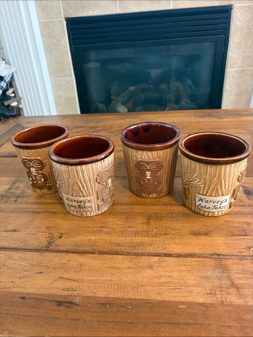 Harvey’s Lake Tahoe 4 Tiki Bucket Mugs